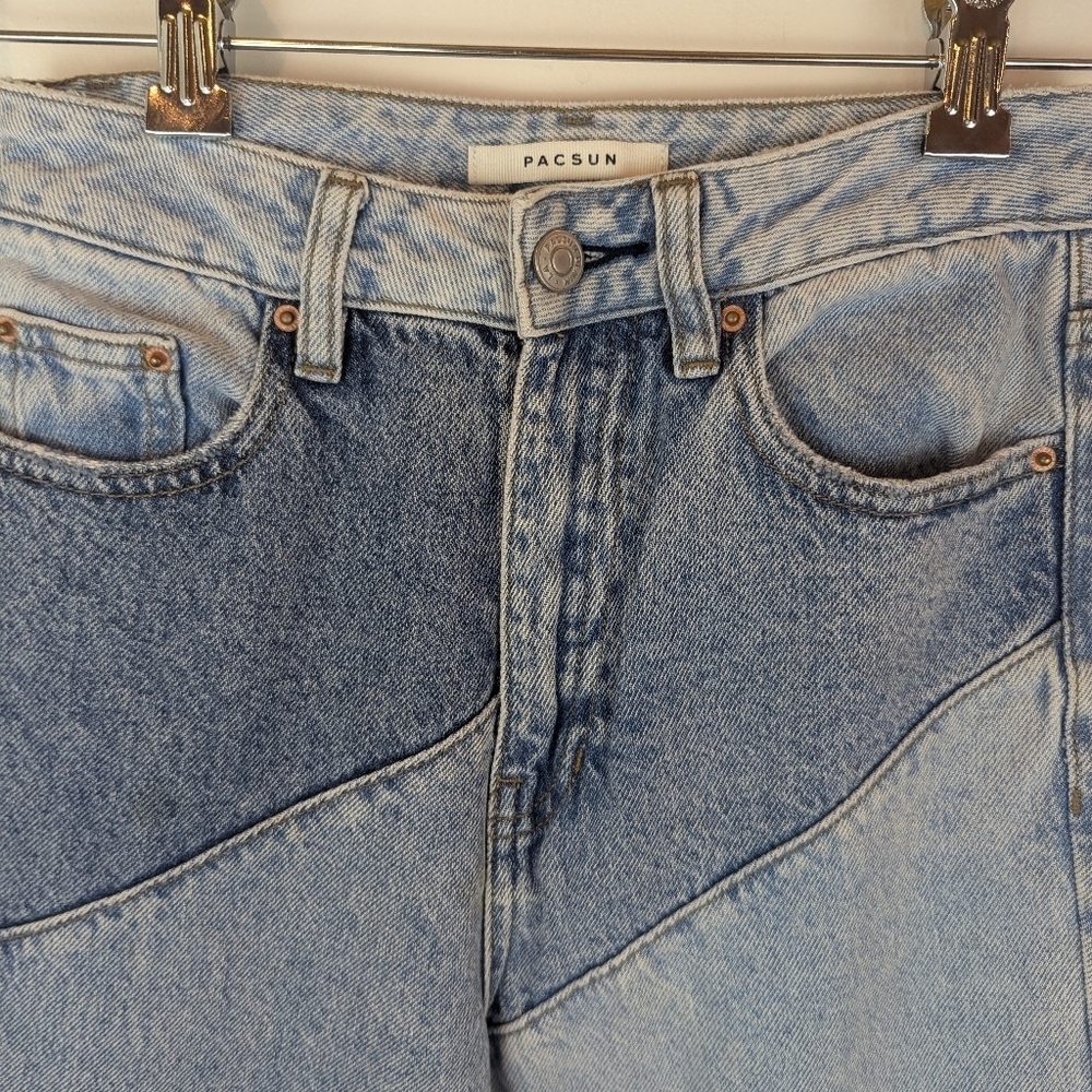 PacSun Eco Diagonal Seam '90s Boyfriend Jeans, Sz 25 - Picture 2 of 6